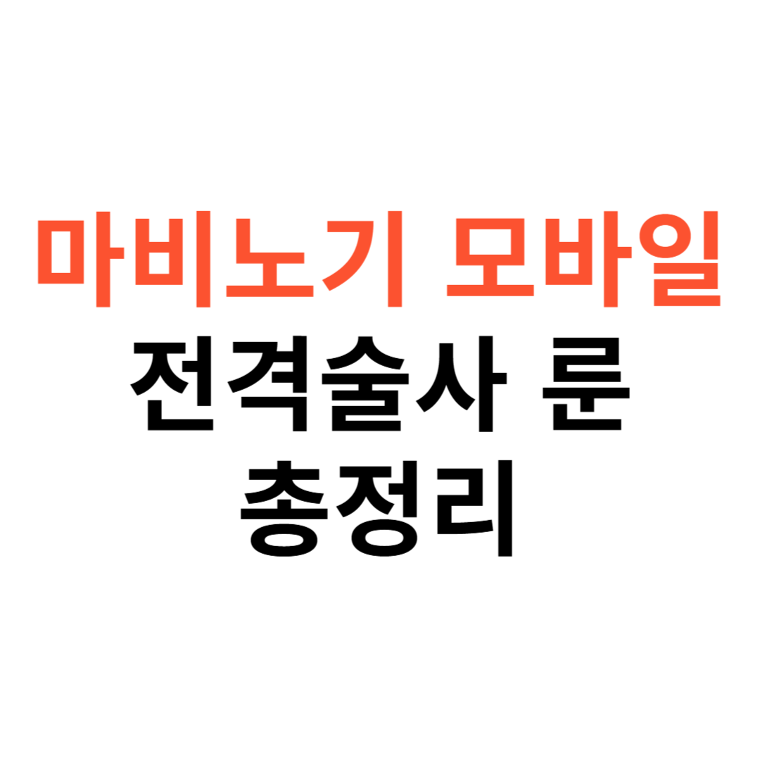 마비노기 모바일 전격술사 룬