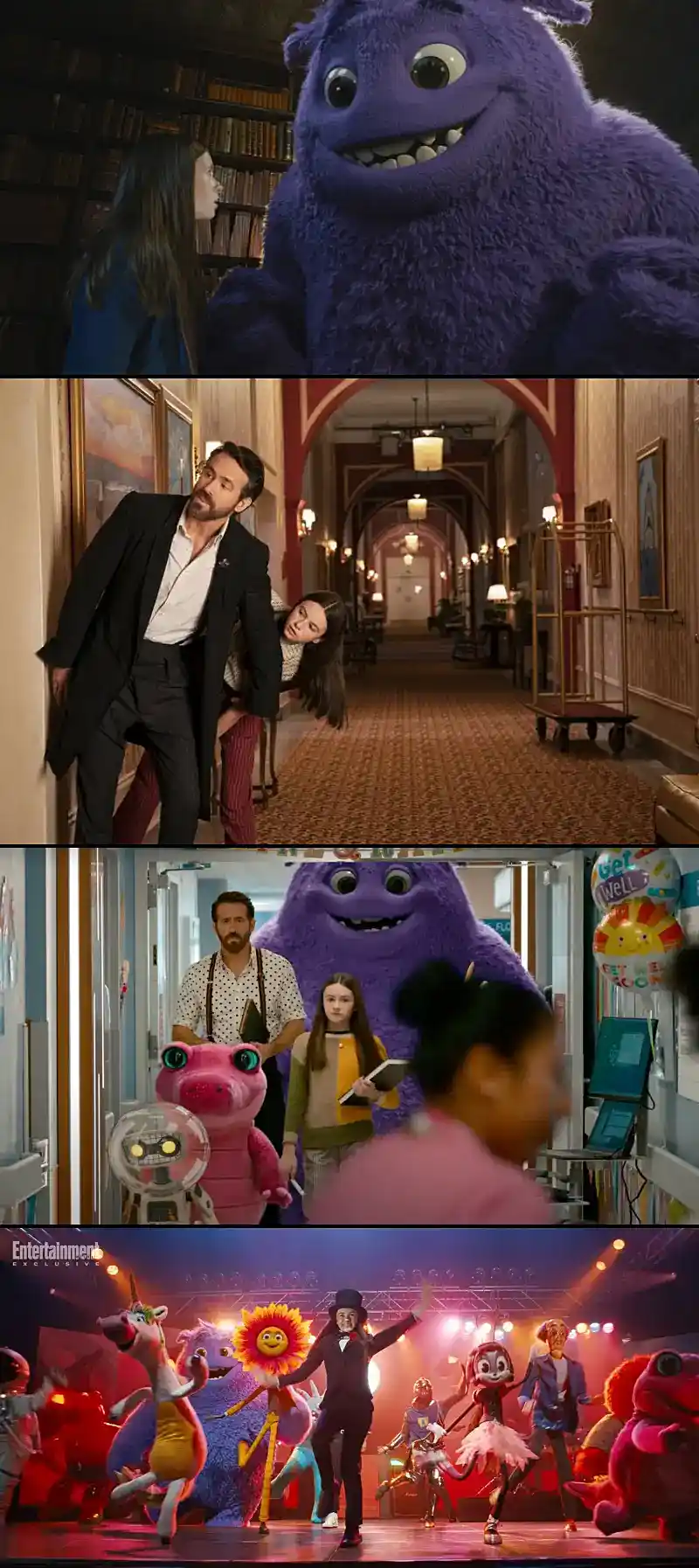 이프: 상상의 친구 주인공들이 등장하는 주요 장면