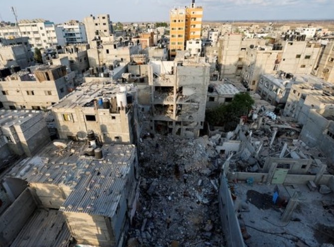 팔레스티안지역 공습 사진