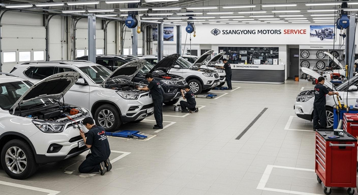 쌍용자동차 정비사업소