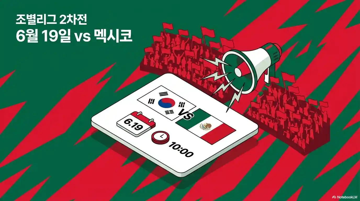조별리그 2차전: 6월 19일 vs 멕시코