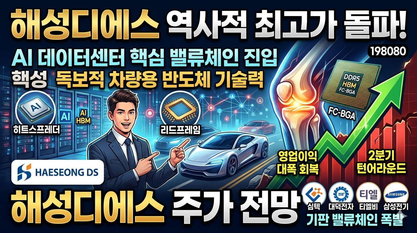 해성디에스 주가 전망 및 AI 데이터센터 히트스프레더 밸류체인 진입 분석 이미지