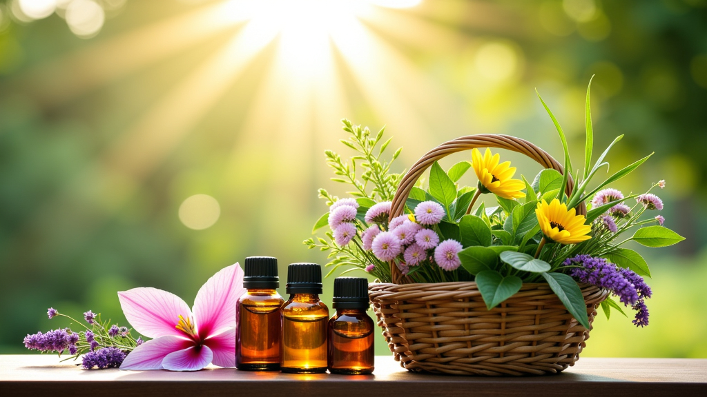 생화로 만든 아로마오일