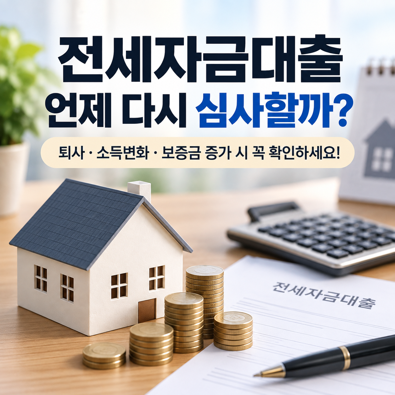 퇴사 후 전세대출 연장