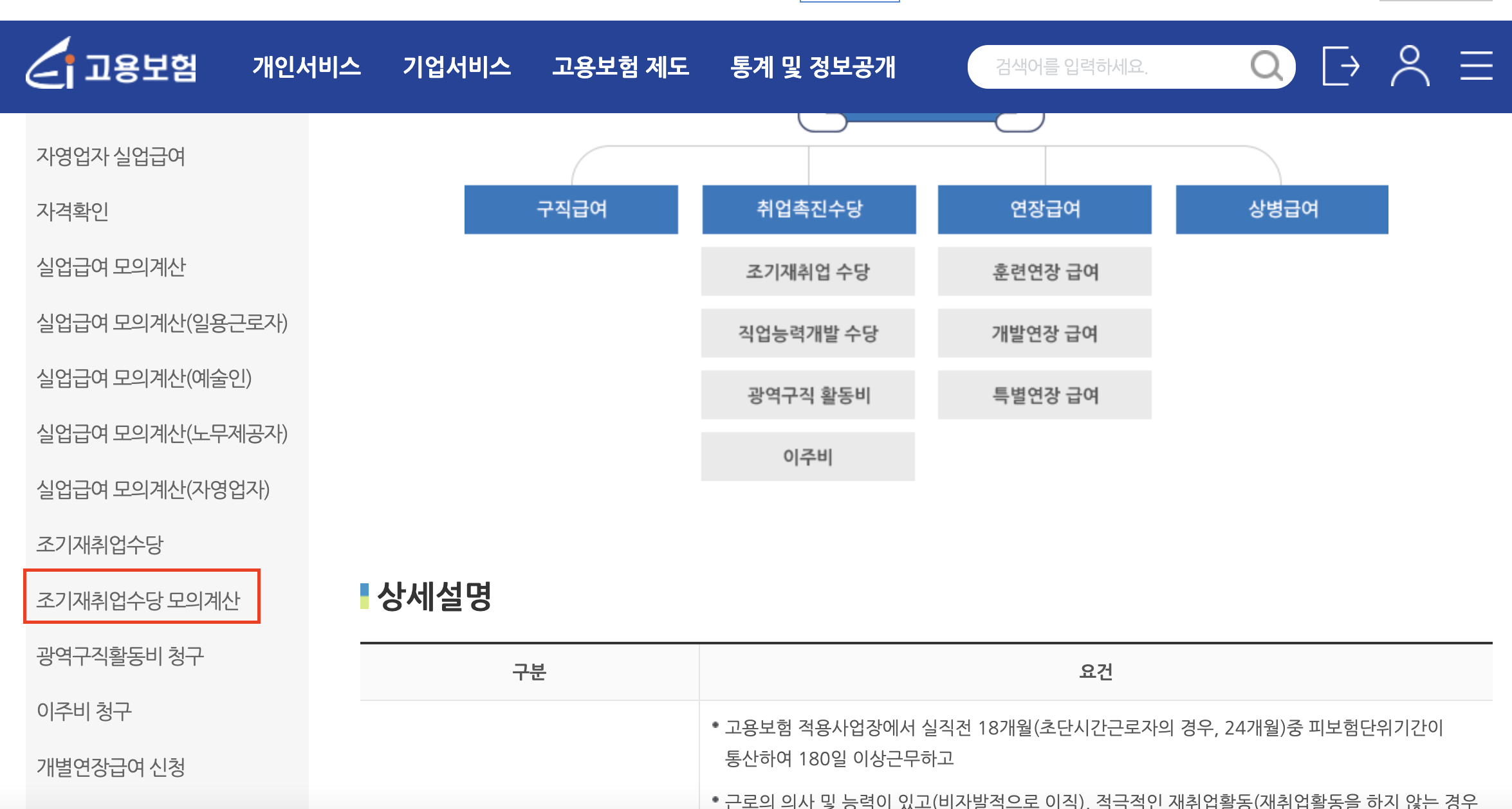 고용보험-홈페이지