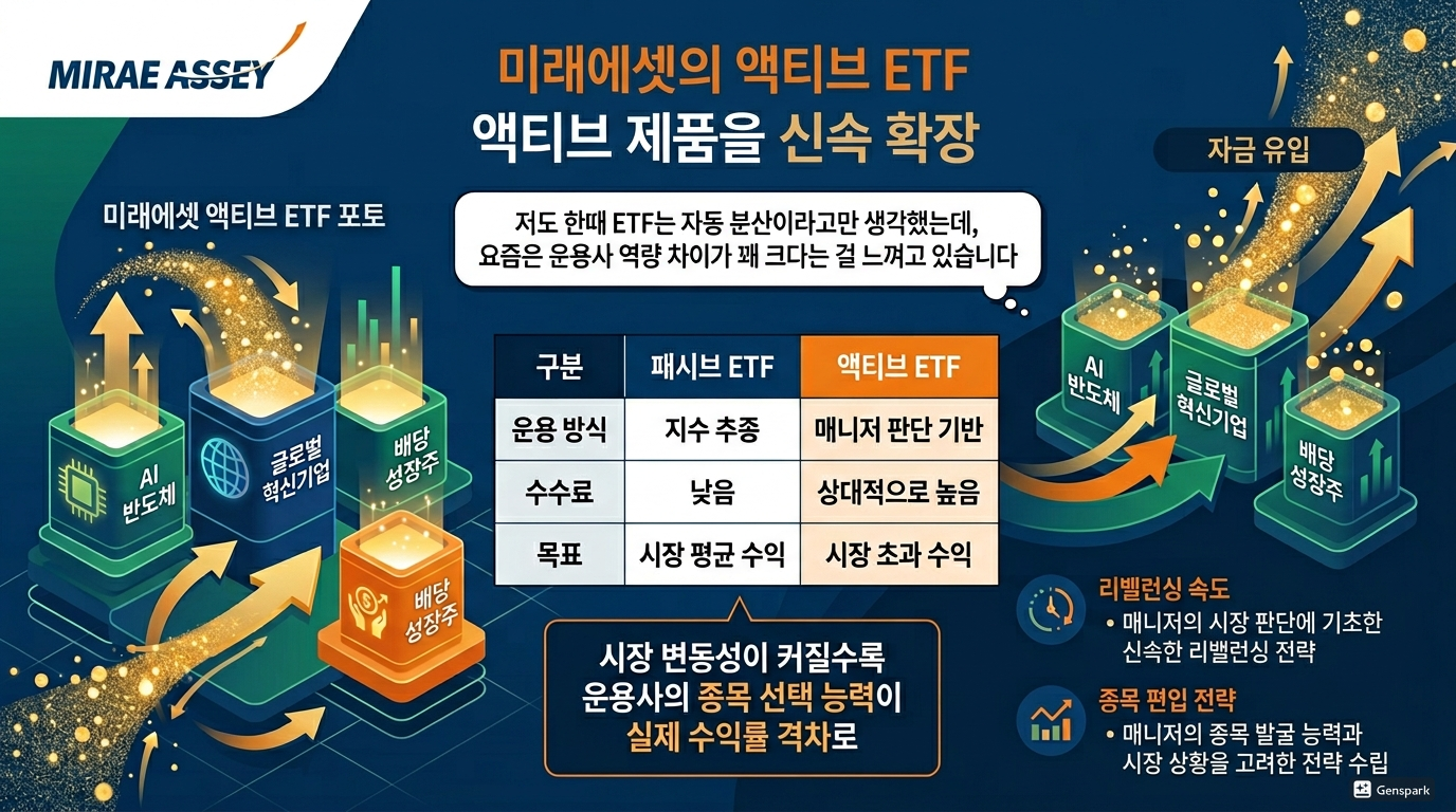 미래에셋 액티브 ETF 전략 분석