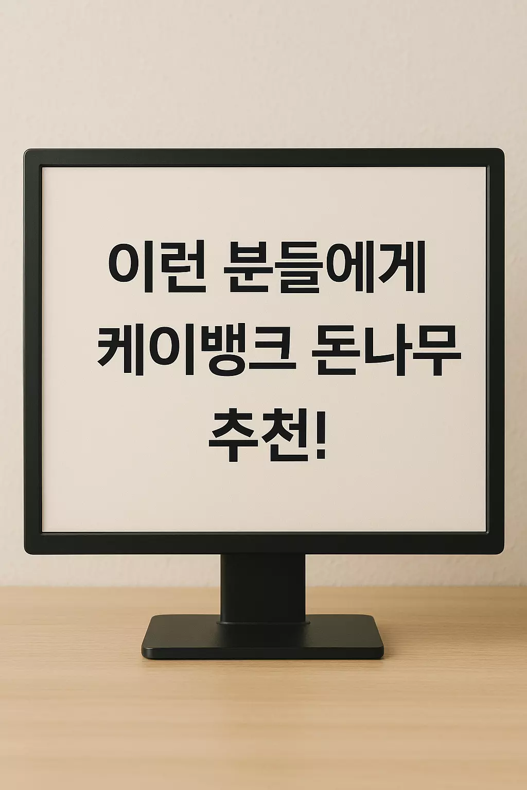 케이뱅크 돈나무 추천 대상 안내 이미지 - 앱테크 초보, 출석 잘하는 사람, 케이뱅크 계좌 보유자 추천