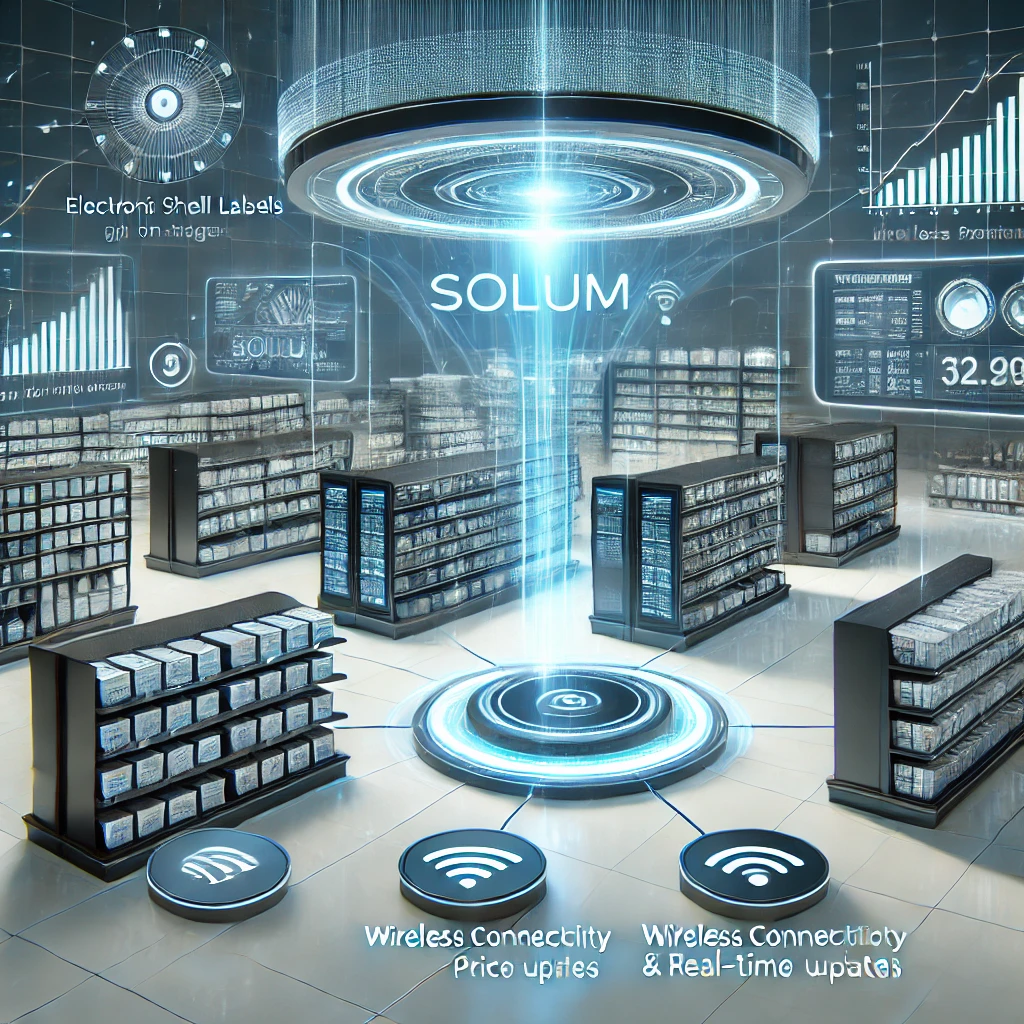 솔루엠의 전자가격표시기와 디지털 사이니지 통합 플랫폼