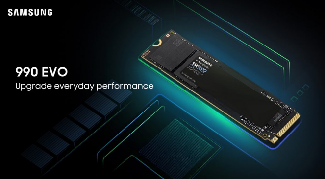 삼성전자가 새롭게 출시한 '990 EVO SSD'(이미지-삼성전자 뉴스룸)