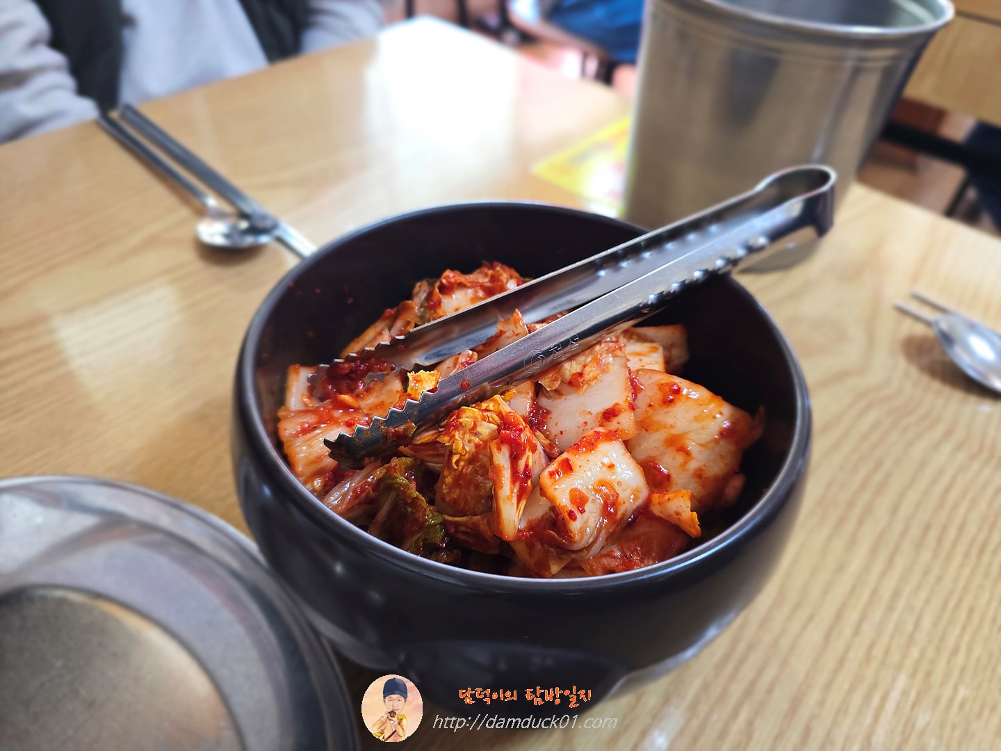 전라도팥바지락칼국수 반찬