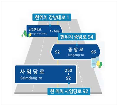 관할 주민센터 동사무소 찾기 - 도로명주소 검색 조회