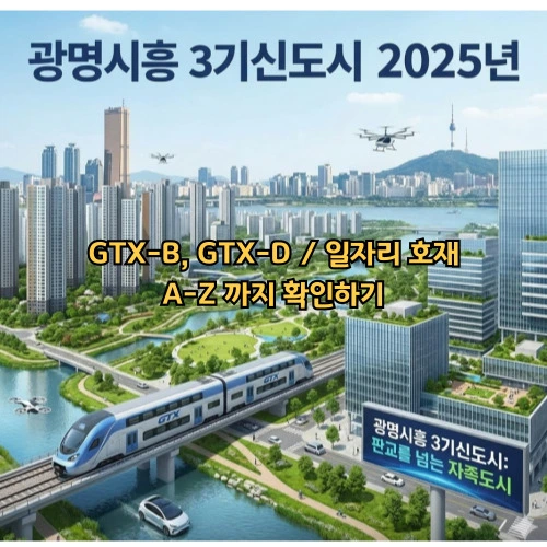 광명시흥 3기신도시, 2025년 판교 넘을 '서남부의 별' 완벽 분석