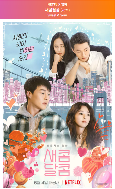 새콤달콤(2021) 넷플릭스 영화 포스터