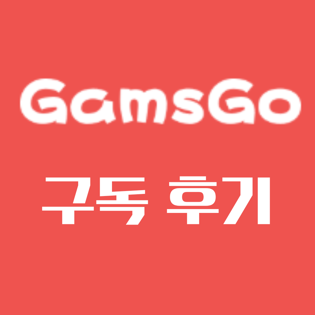 겜스고 구독후기