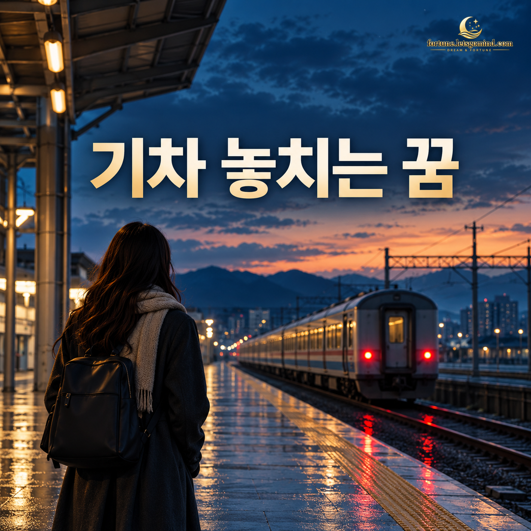 출발한 기차를 바라보는 사람과 기차 놓치는 꿈 해몽