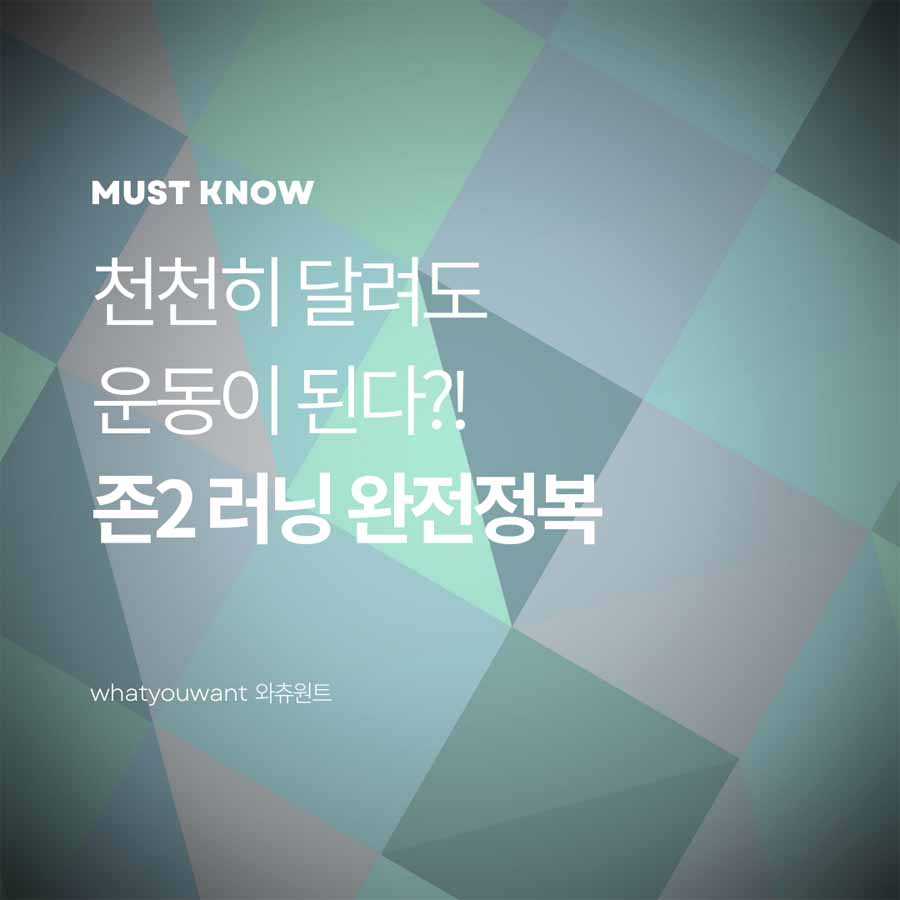 존2 러닝(존투 조깅) 개념과 효과