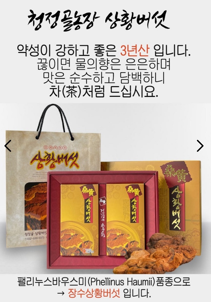 3년산-상황버섯-청정골농장