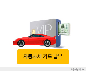자동차세 카드 납부