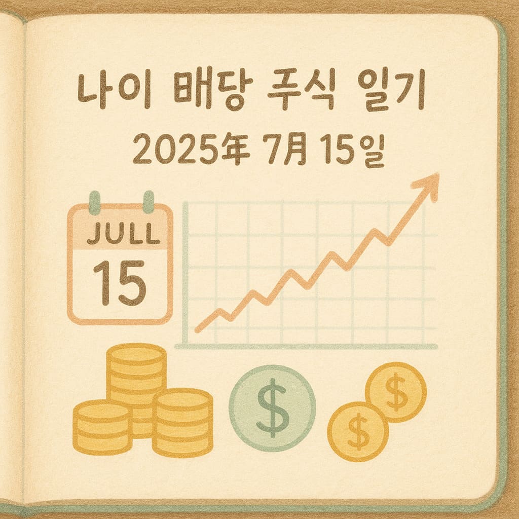 🗓️ 나의 배당 주식 일기: 2025년 7월 15일 😊