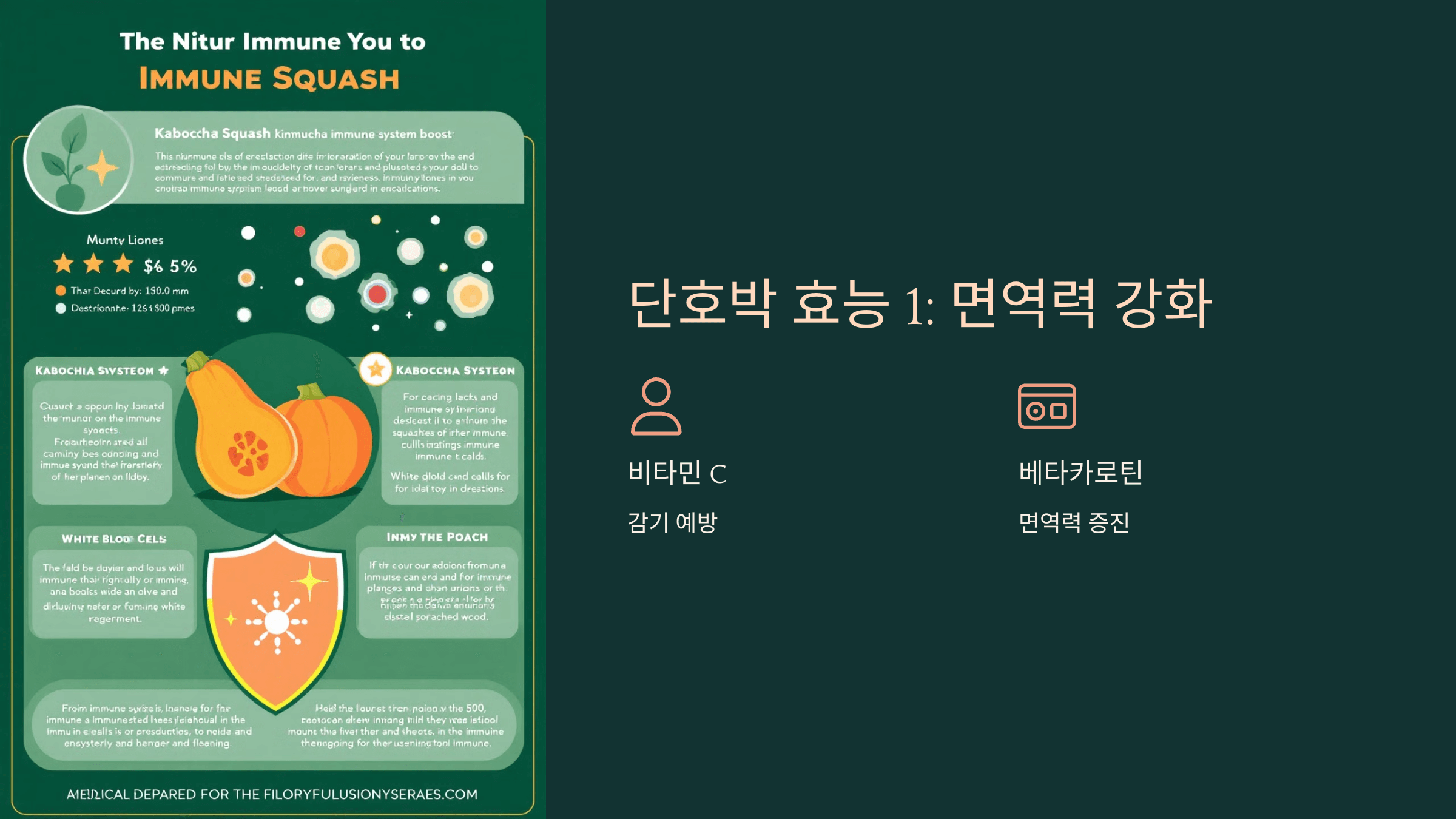 단호박 사진입니다.