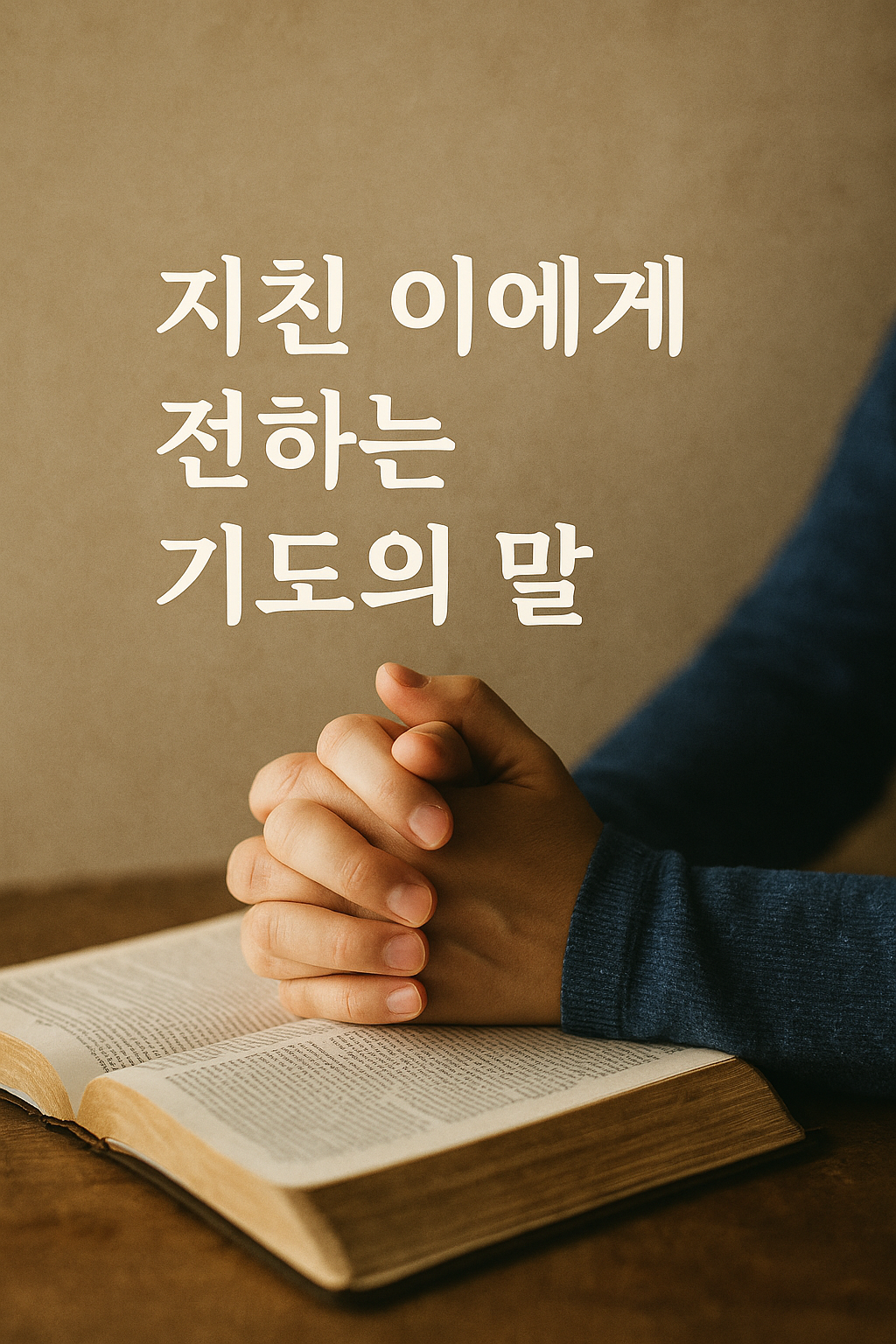 지친 이에게 전하는 기도의 말