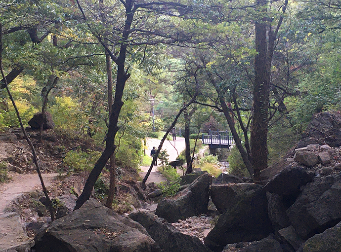 수성동계곡-초입