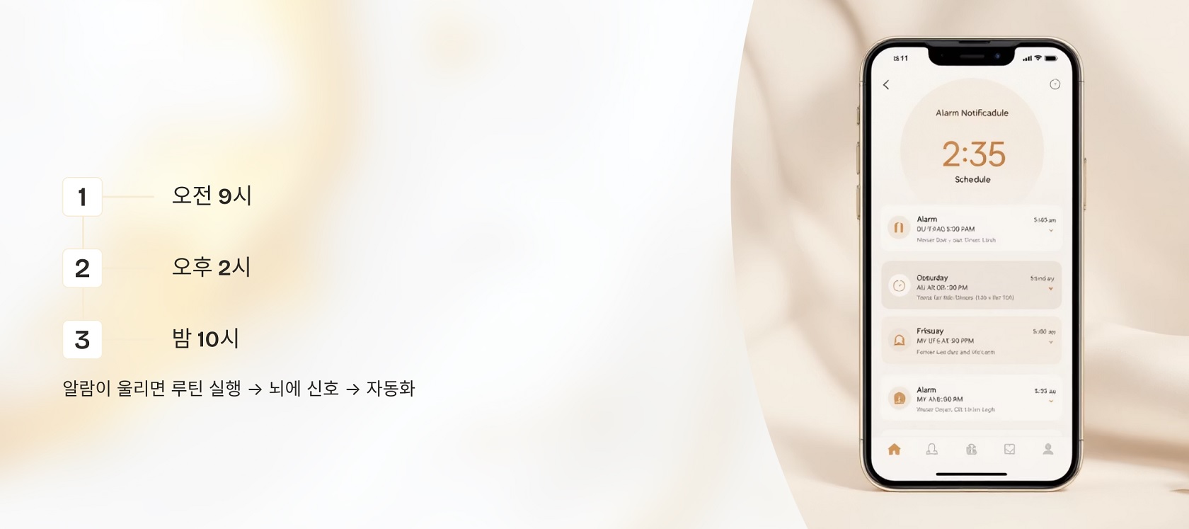 루틴 알람 설정