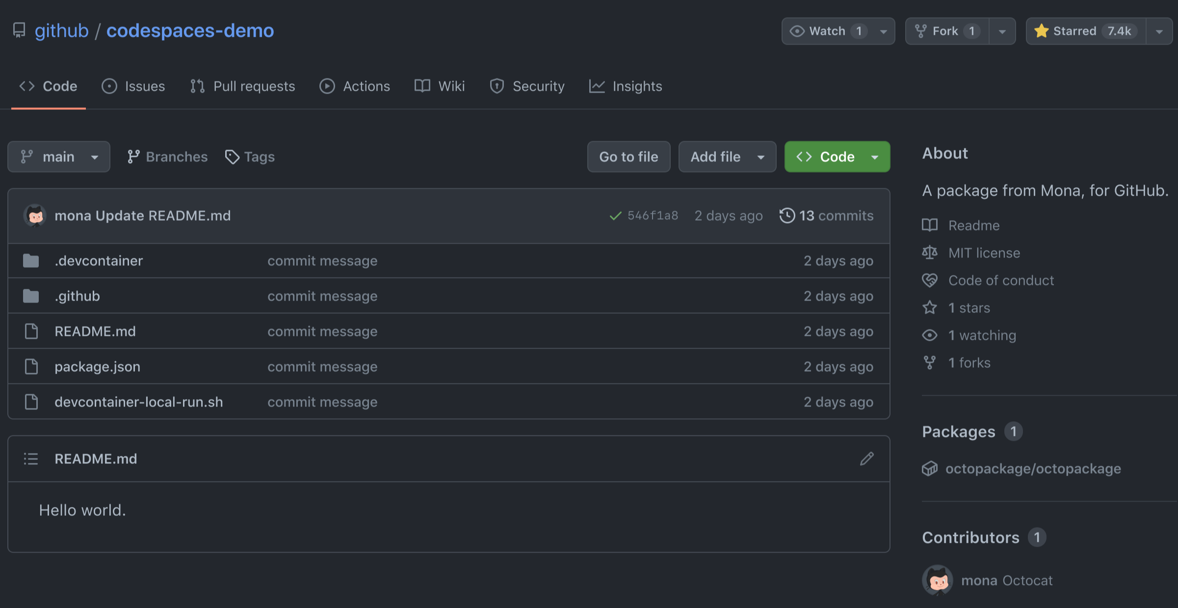 깃헙 레포지토리 이미지