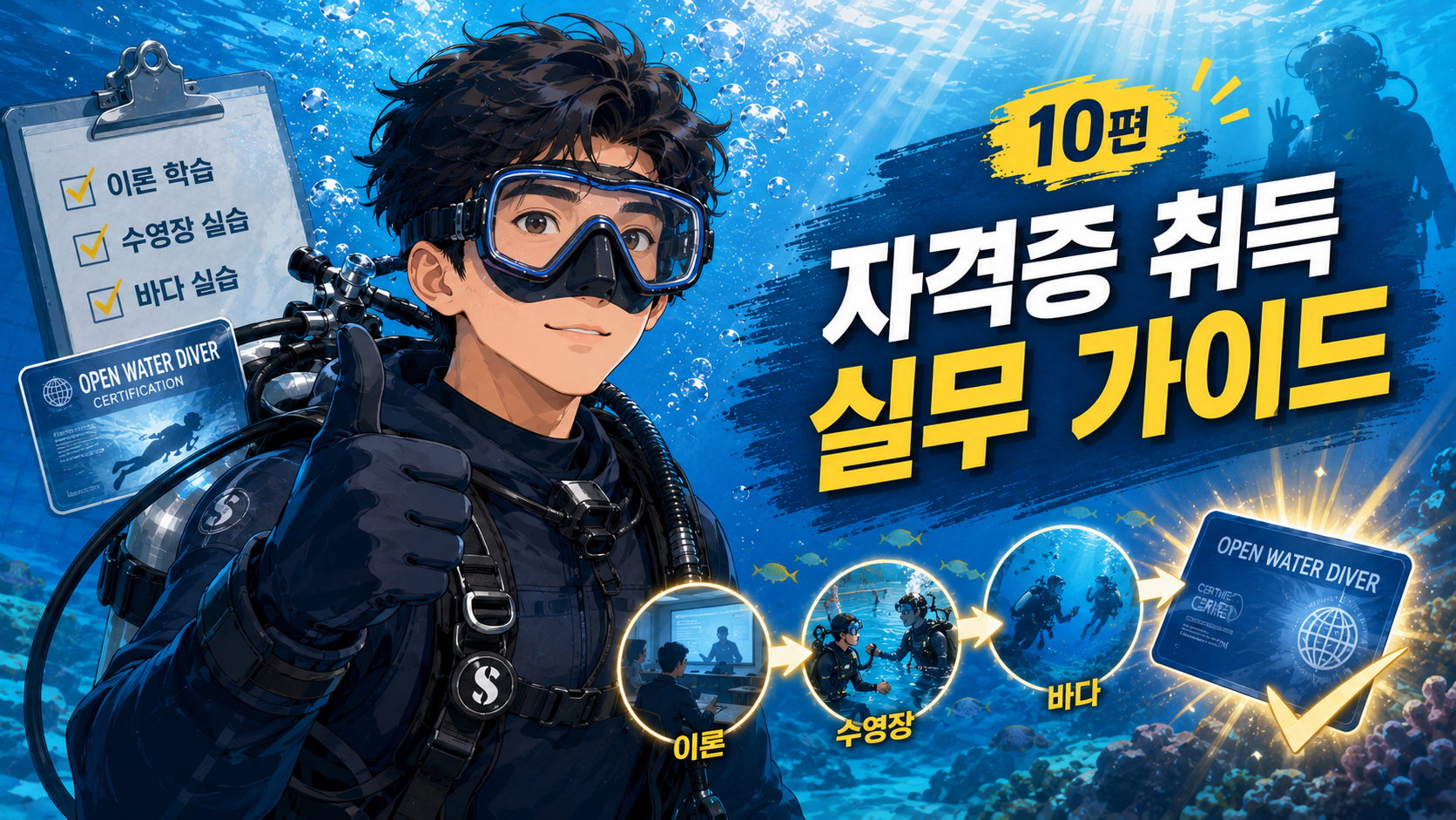 스쿠버 다이빙 자격증 로드맵 10편