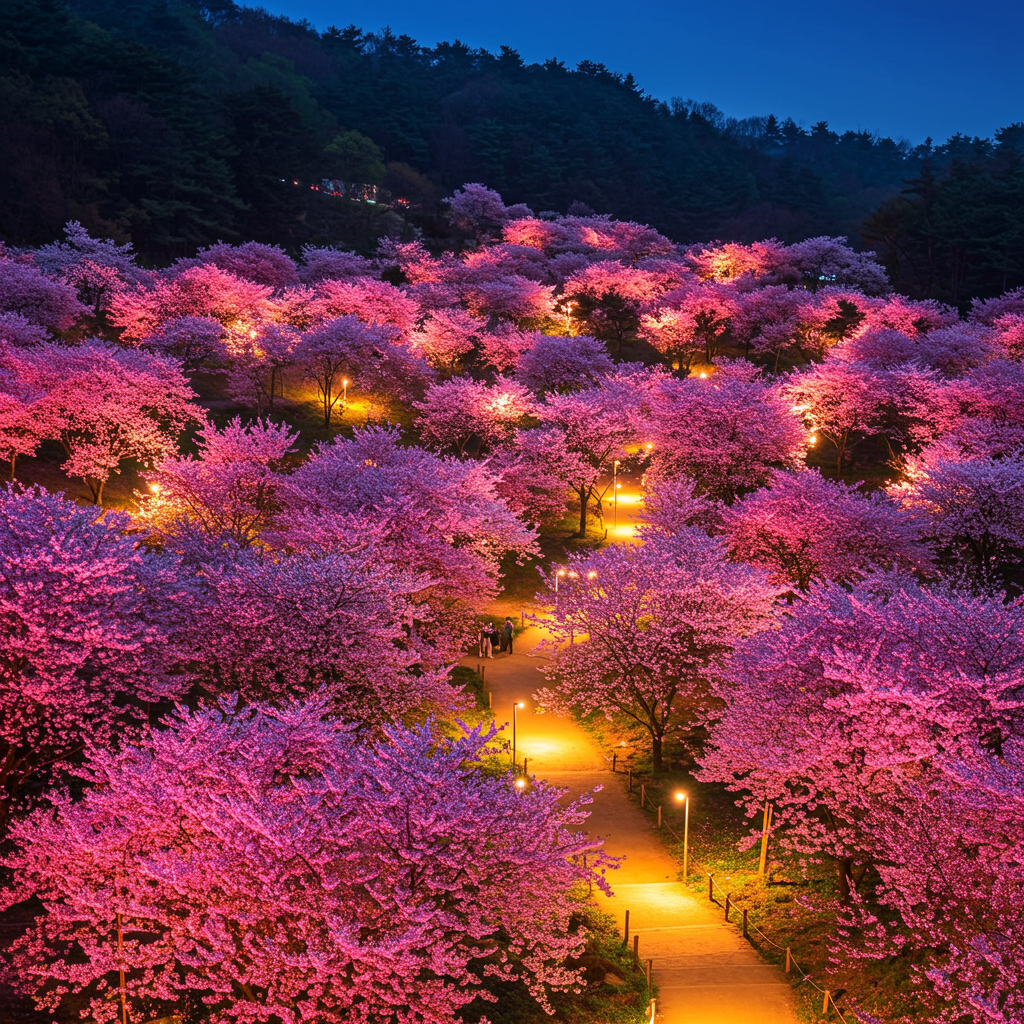 청주 무심천 벚꽃숲