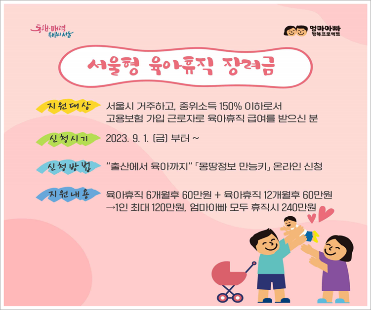 서울형 육아휴직 장려금