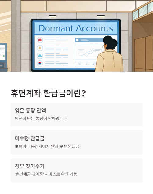 휴면계좌 환급금이란?