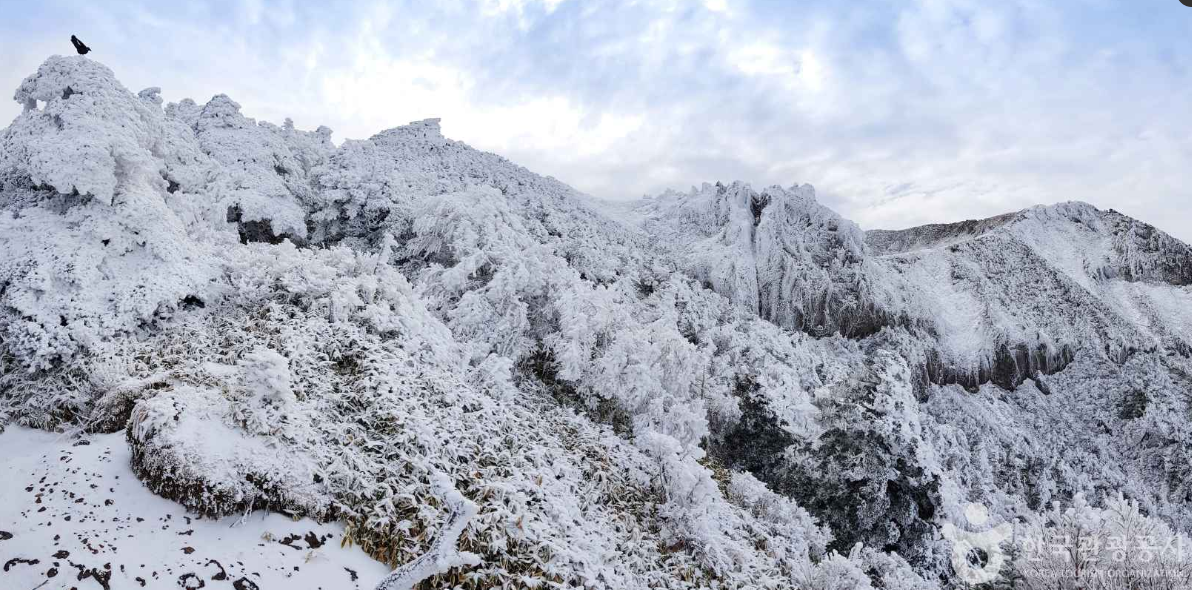 한라산 설경
