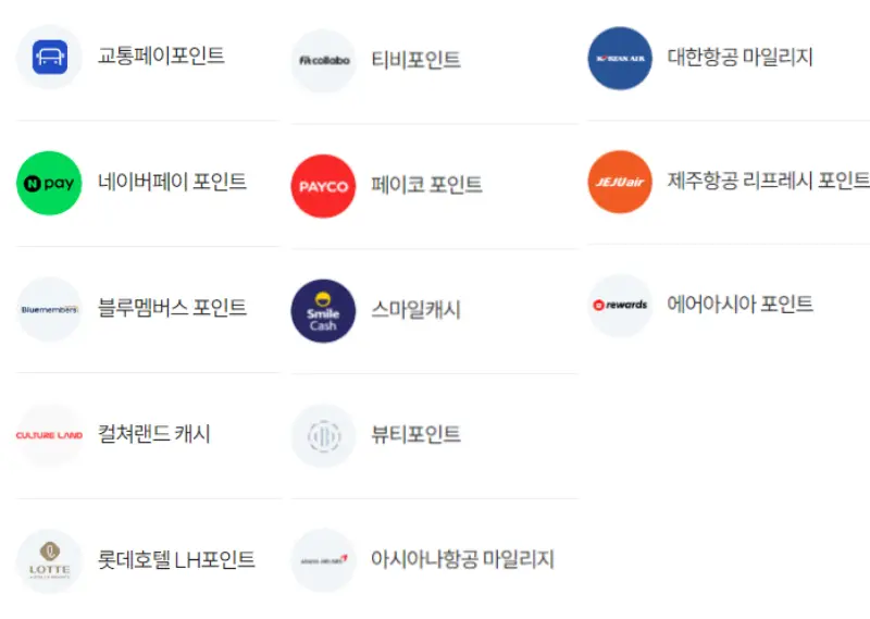 엘포인트-전환할수있는제휴사포인트