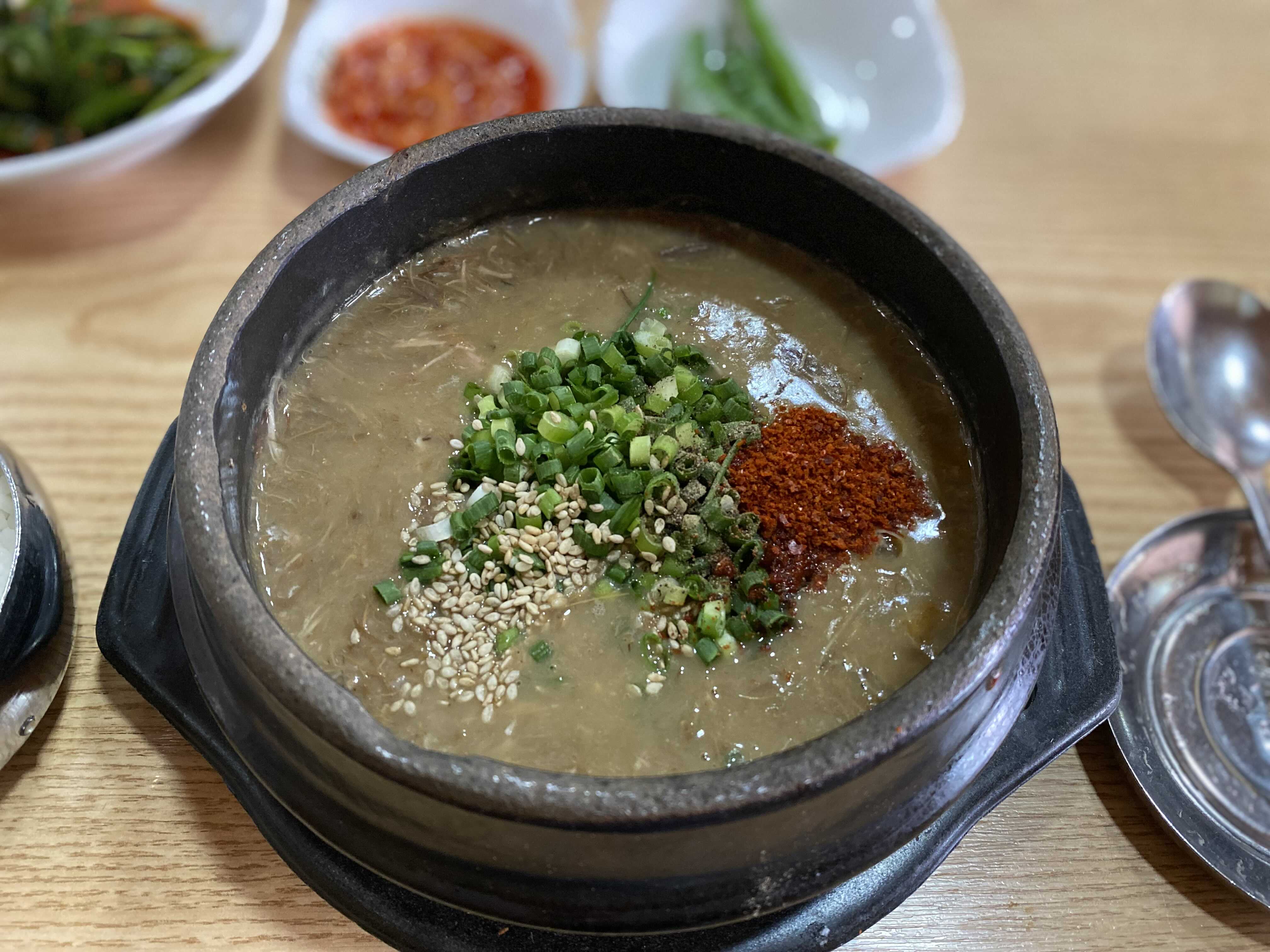 제주 우진해장국 고사리육개장