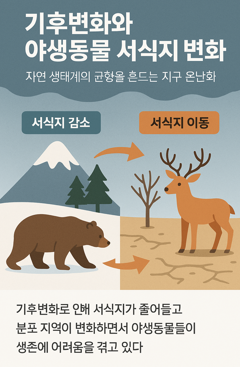 기후변화로 달라진 야생동물의 삶: 서식지 변화와 생존의 위기