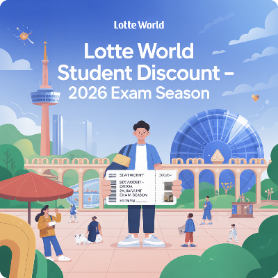 롯데월드 수험생 할인 이벤트|2026 수능 대비 이미지