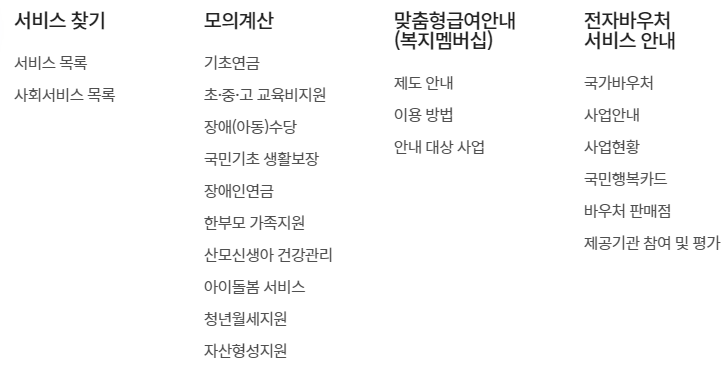 복지로 홈페이지 온라인신청