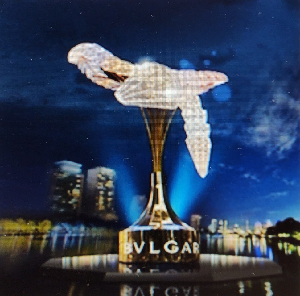  석촌호수의 루미나리에 