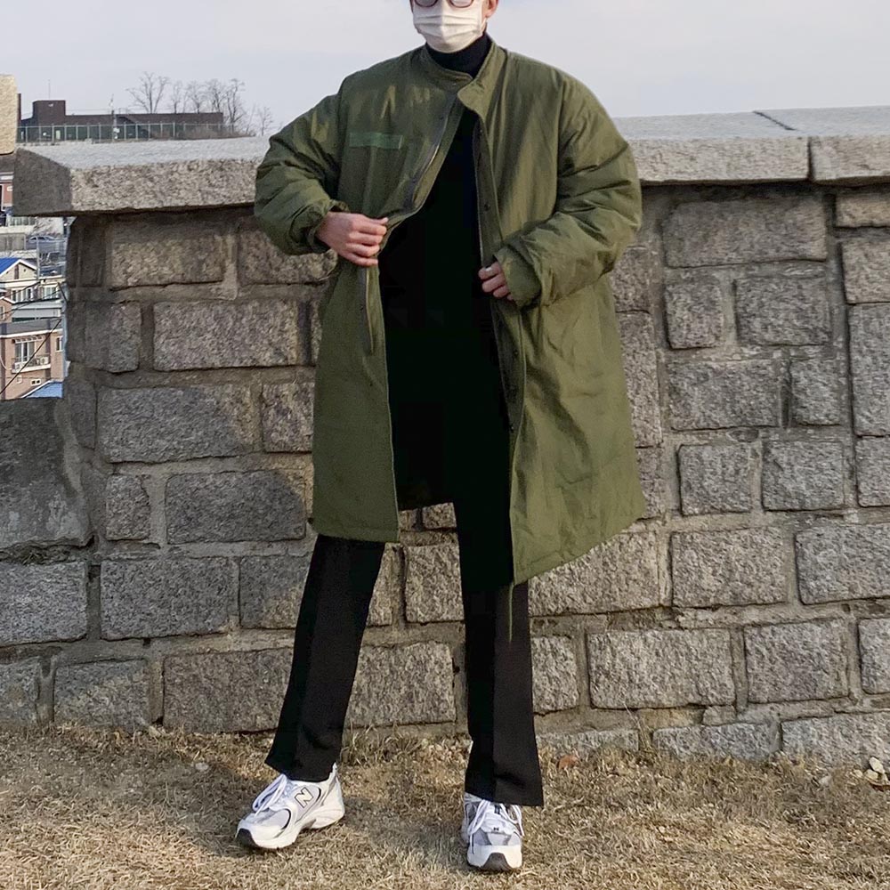 남녀공용 6온스 롱패딩 탈부착 오리지널 M65 개파카 야상 카이아크만 유니클로 대체점퍼