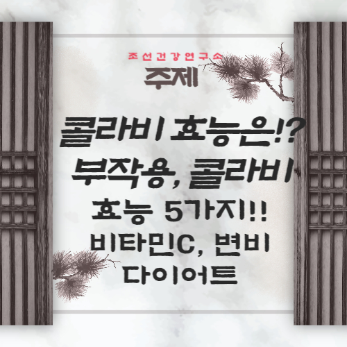 자색 순무 콜라비 효능 5가지 다이어트 슈퍼푸드 콜라비 요리 먹는법 보관방법