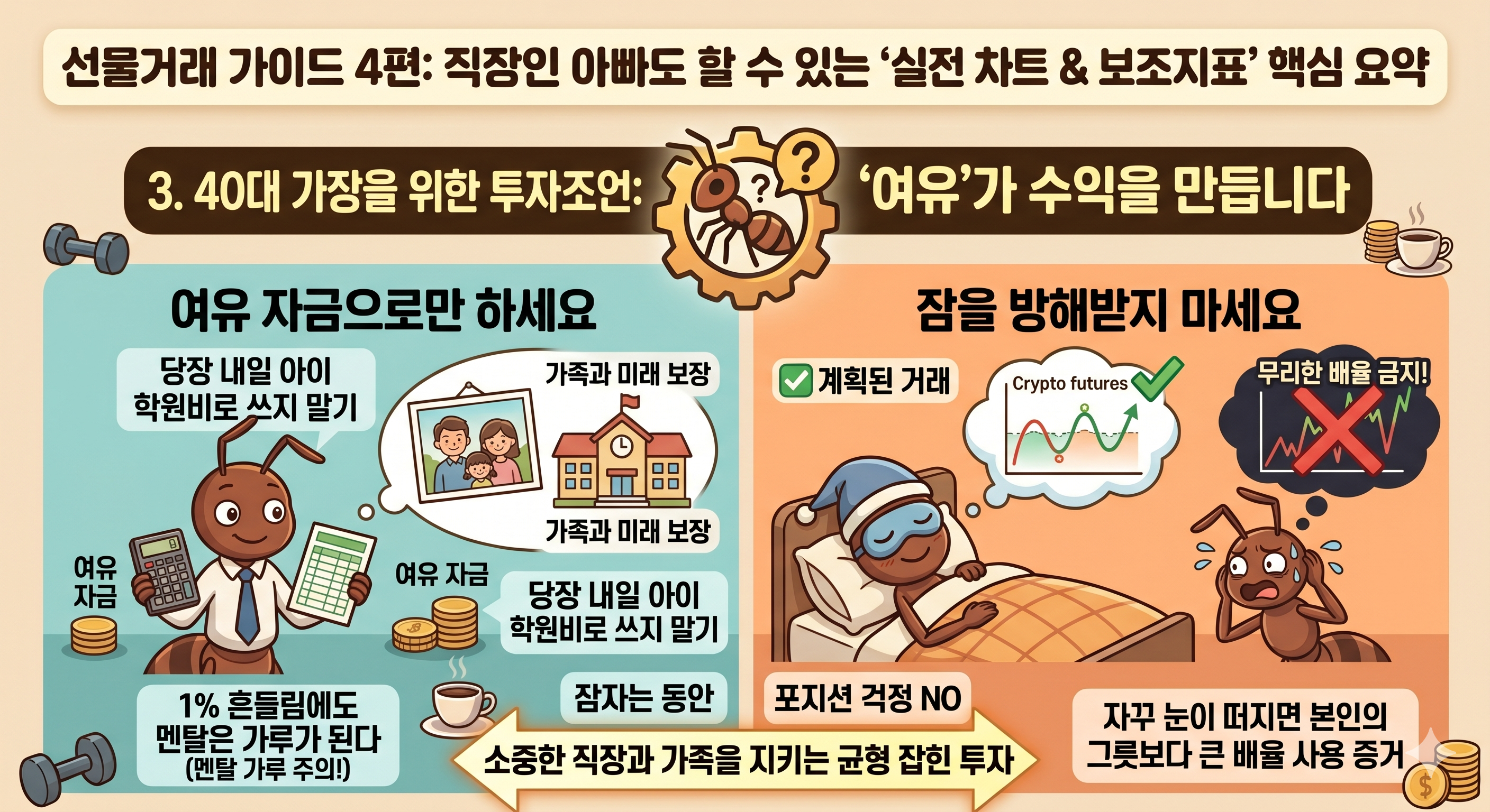 40대 가장을 위한 투자 조언: '여유'가 수익을 만듭니다