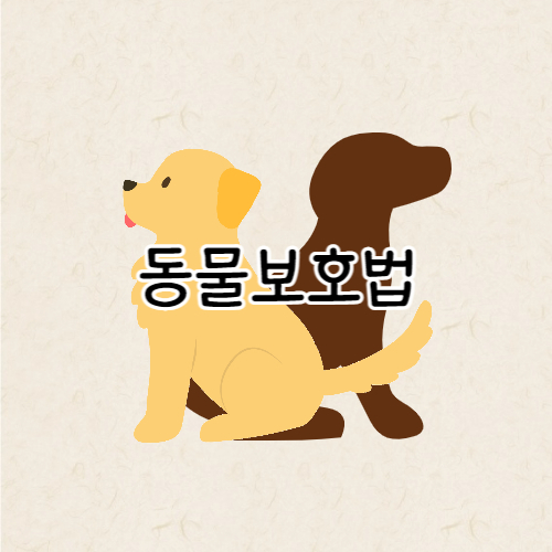 동물보호법 시행령 및 시행규칙 개정안에 대한 설명글입니다.