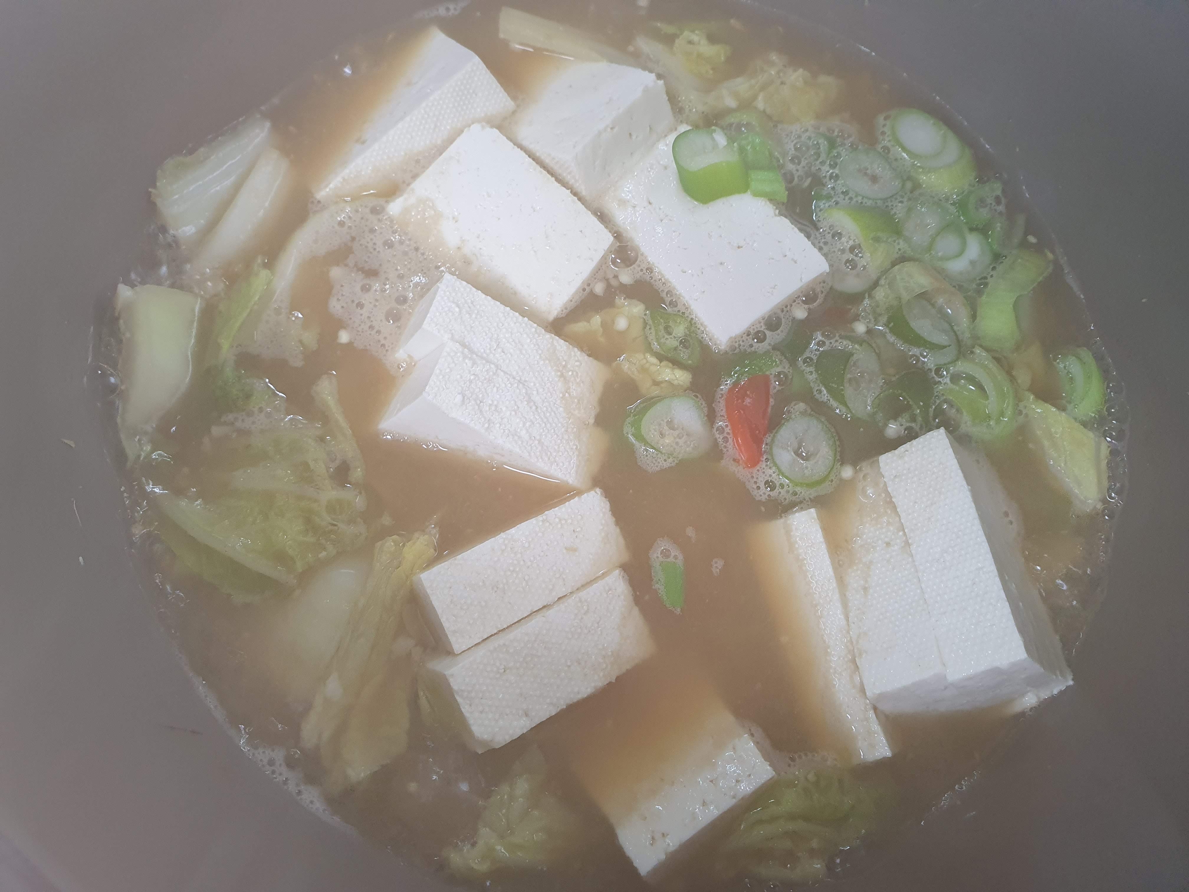 배추시래기된장국