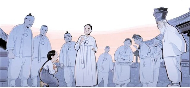 <담을 넘은 아이> 삽화