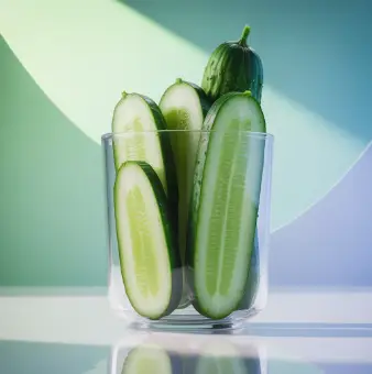 자른 오이