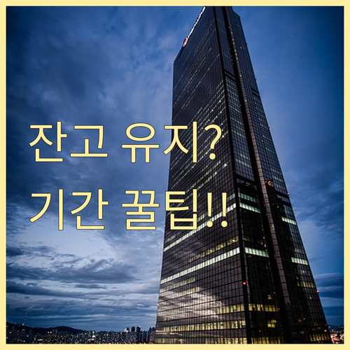 재정 안정성 입증 유학 자금 잔고 유..