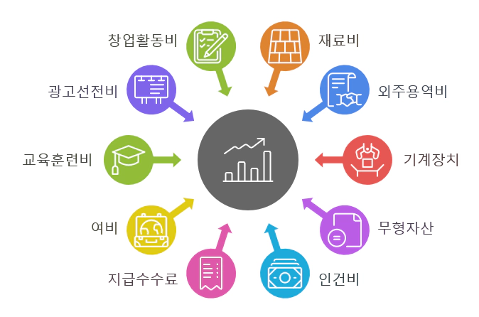 사업화 자금 집행 가능 비목