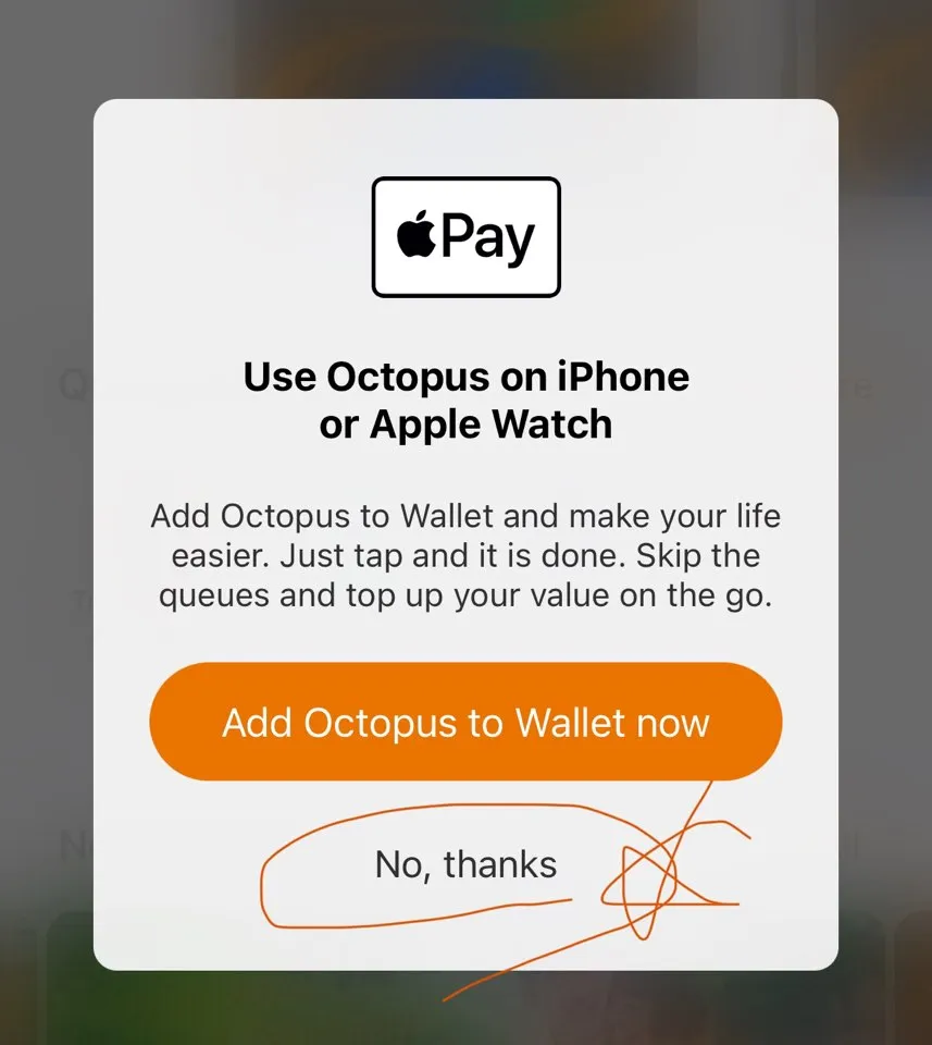 홍콩 옥토퍼스 카드 잔액