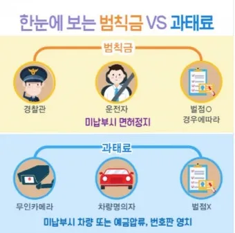 범칙금과 과태료의 차이한눈에 비교하기로_7